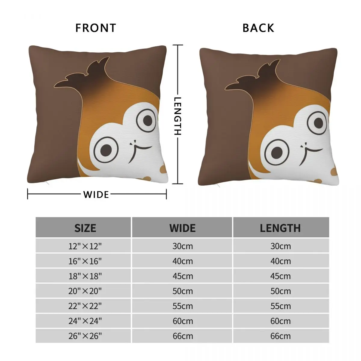 Paissa Brat Corner Peek Square Pillowcase Polyester Linen Velvet Printed Decor Throw Pillow Case Home Cushion Cover Wholesale