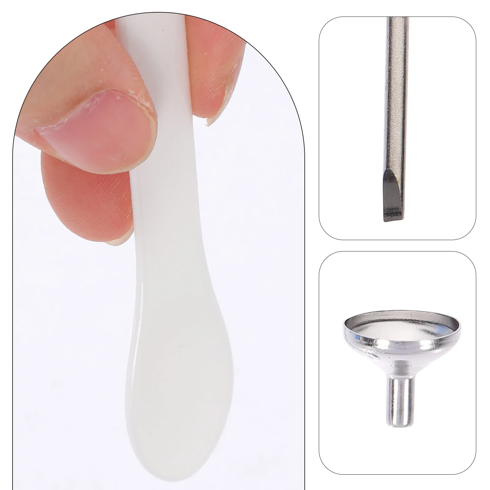 

1Set Urn Funnel Kit Stainless Steel Mini Funnels Set Small Funnel Filling Tool Cremation Jewelry Ashes Refill Kit