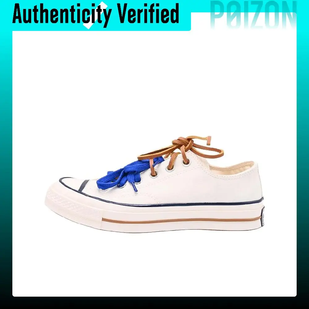 Converse Chuck 70 Canvas Shoes Unisex Low-top White Blue Brown A16582C