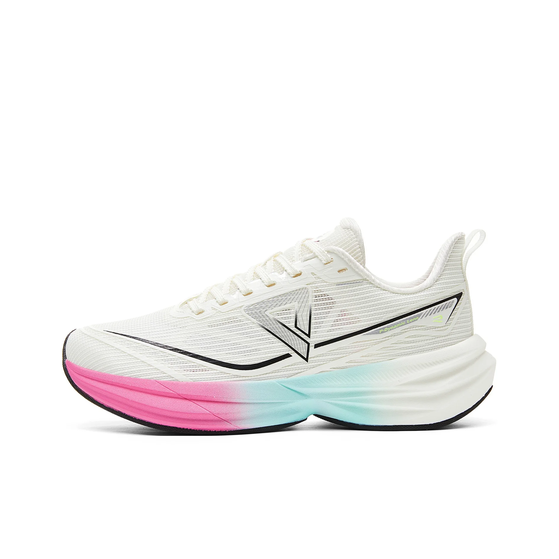 PEAK Cushioning Rebound Abrasion Resistant Slip Resistant Low top Running Shoes Women's White Rose Red Green DH610108//