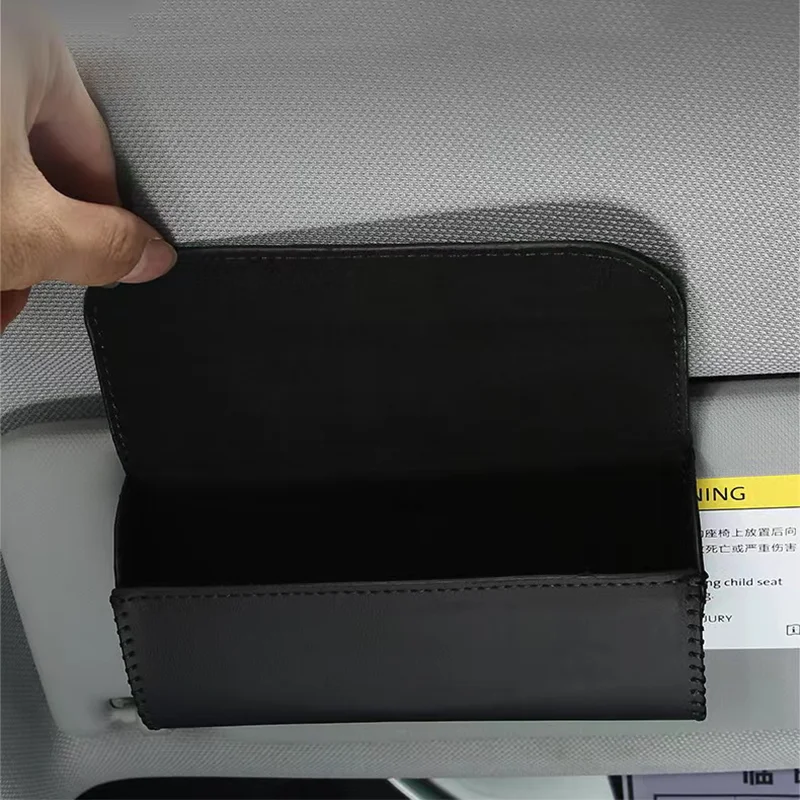 Car Sun Visor Storage Box Storage Bag Glasses Sunglasses Case Holder for Citroen C3 C4 C2 X7 C5 Berlingo Xsara Picassoe Interior