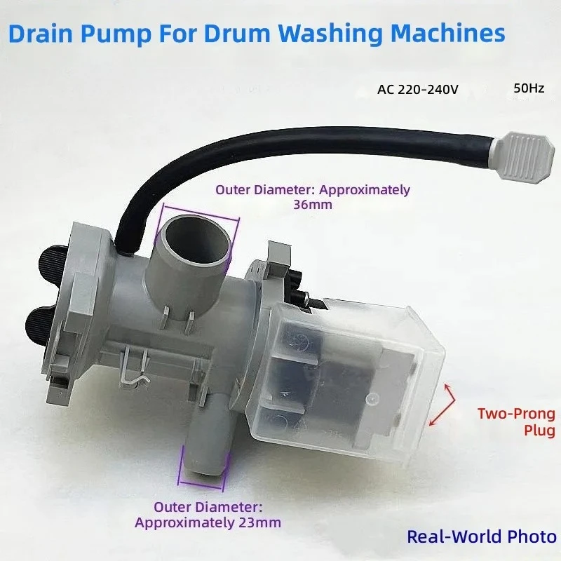 for Drum Washing Machine Drain Pump BPX2-8 Motor WD-T12235D Drain Motor