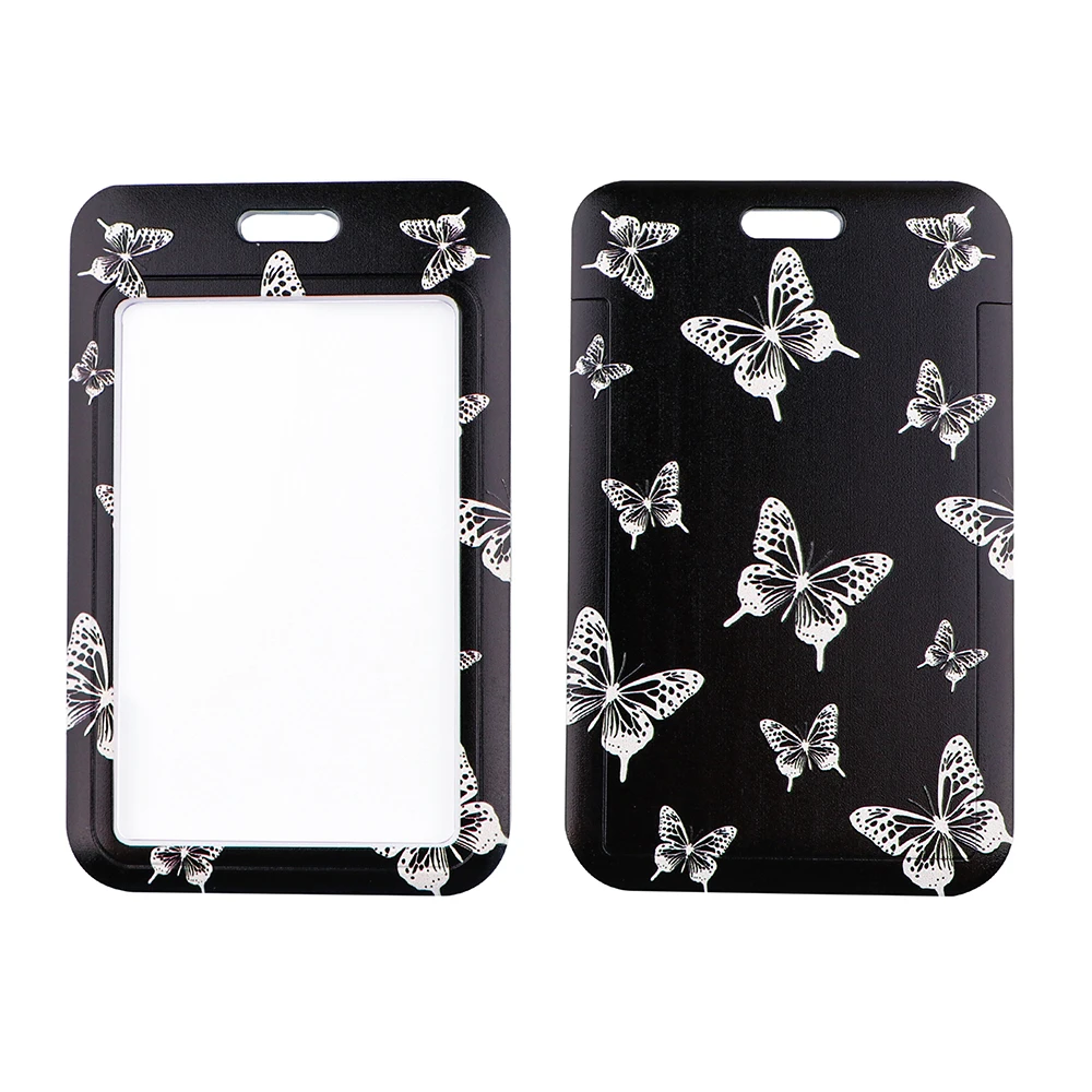 CB1194 Butterfly Lanyards Keychain DIY Cell Phone Straps USB ID Card Badge Holder Key Ring Strap Hanging Rope Phone Accessories