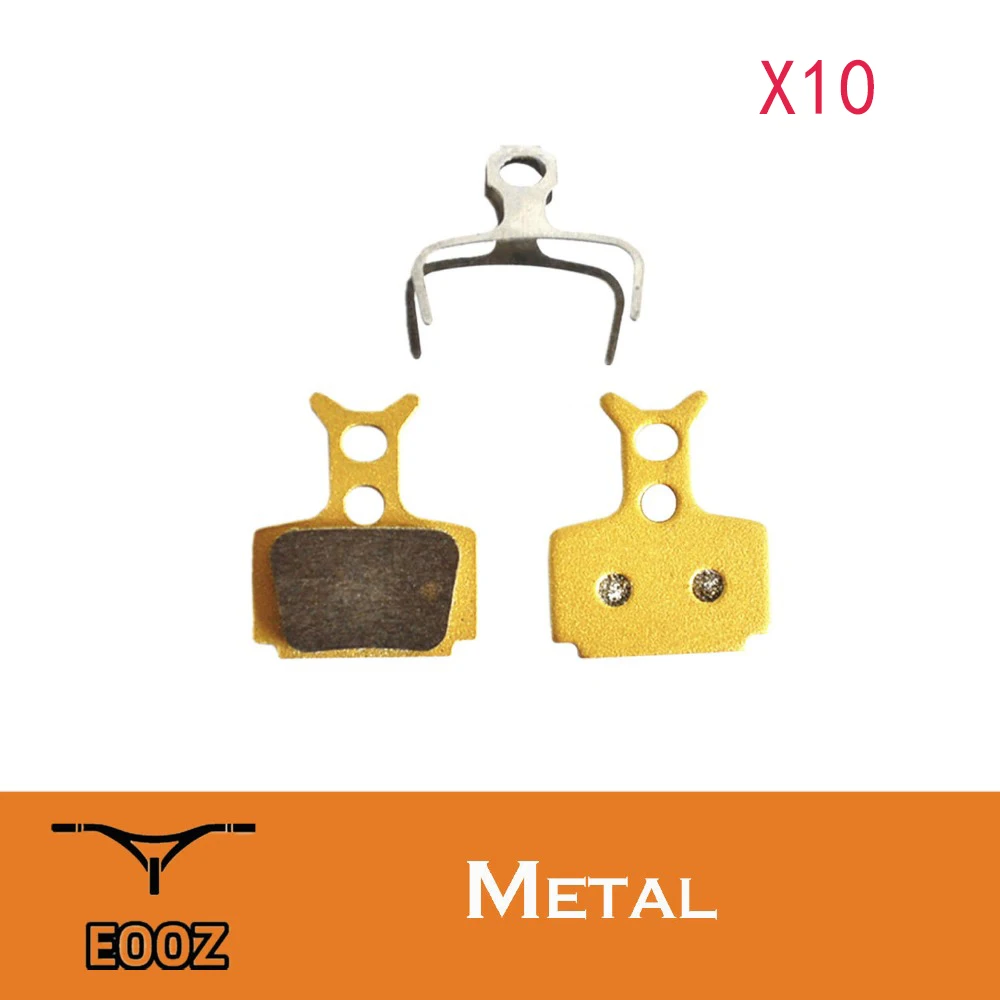 

EOOZ 10 Pairs Metal Bicycle Metallic Disc Brake Pads For FORMULA R1R, R1, RO, RX, T1, Mega