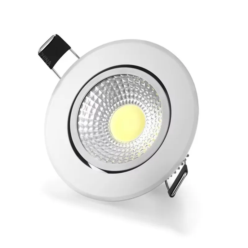 

Dimmable Led downlight light COB Ceiling Spot Light 5W 7W 9W 12W 85-265V ceiling recessed Lights Indoor Lighting