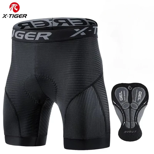 X-TIGER calzoncillos de carreras para bicicleta, pantalones cortos cómodos y transpirables a prueba de golpes para hombre, pantalones cortos informales, pantalones cortos de ciclismo para bicicleta de montaña y carretera