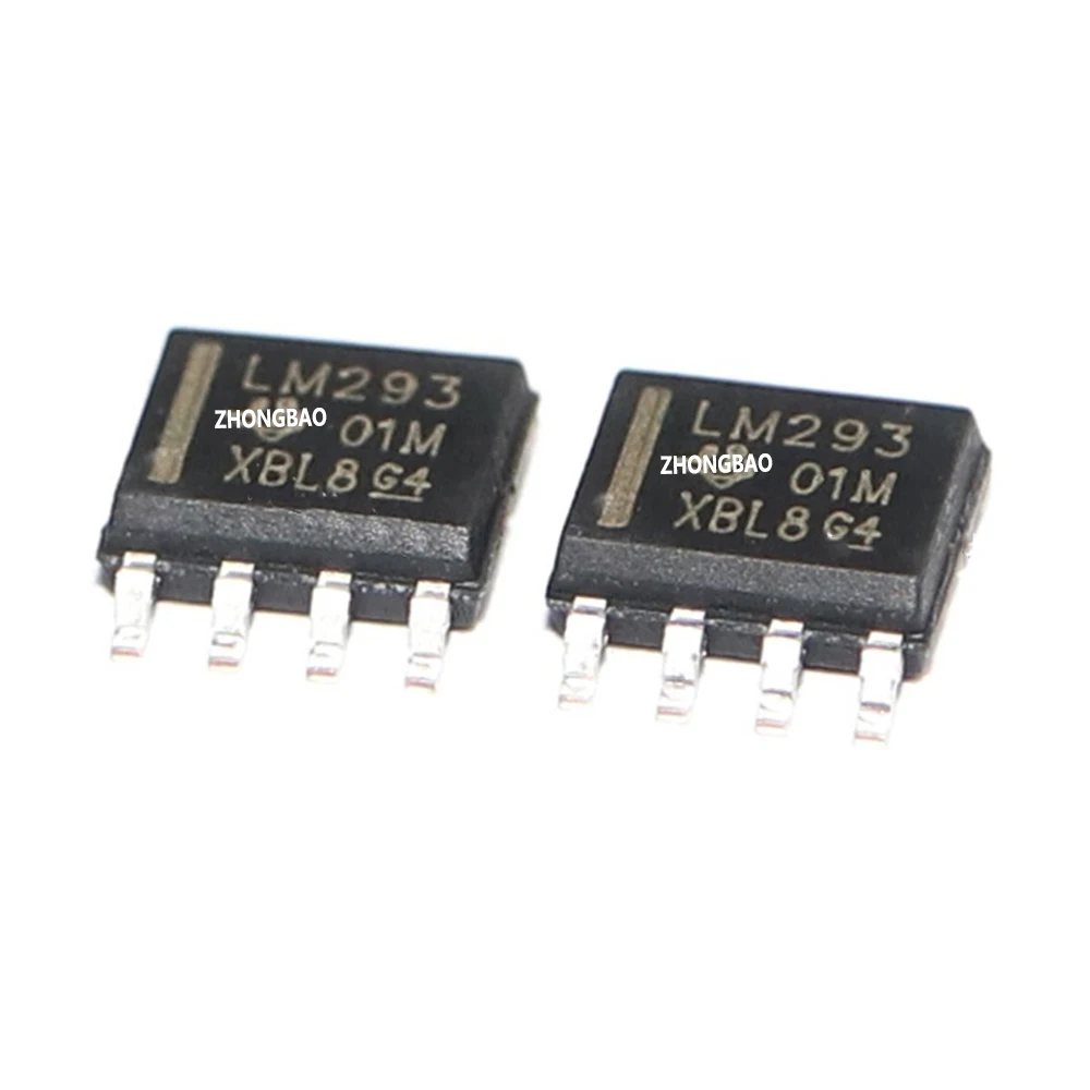 50 unids/lote LM293 LM293DT LM293DR comparadores de doble diferencial IC SOP-8