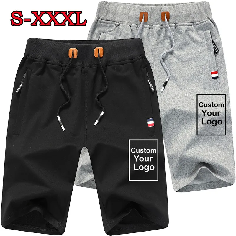 

Summer Men's High-quality Fashion Five-point Pants Casual Fitness Shorts Printed Zipper Shorts