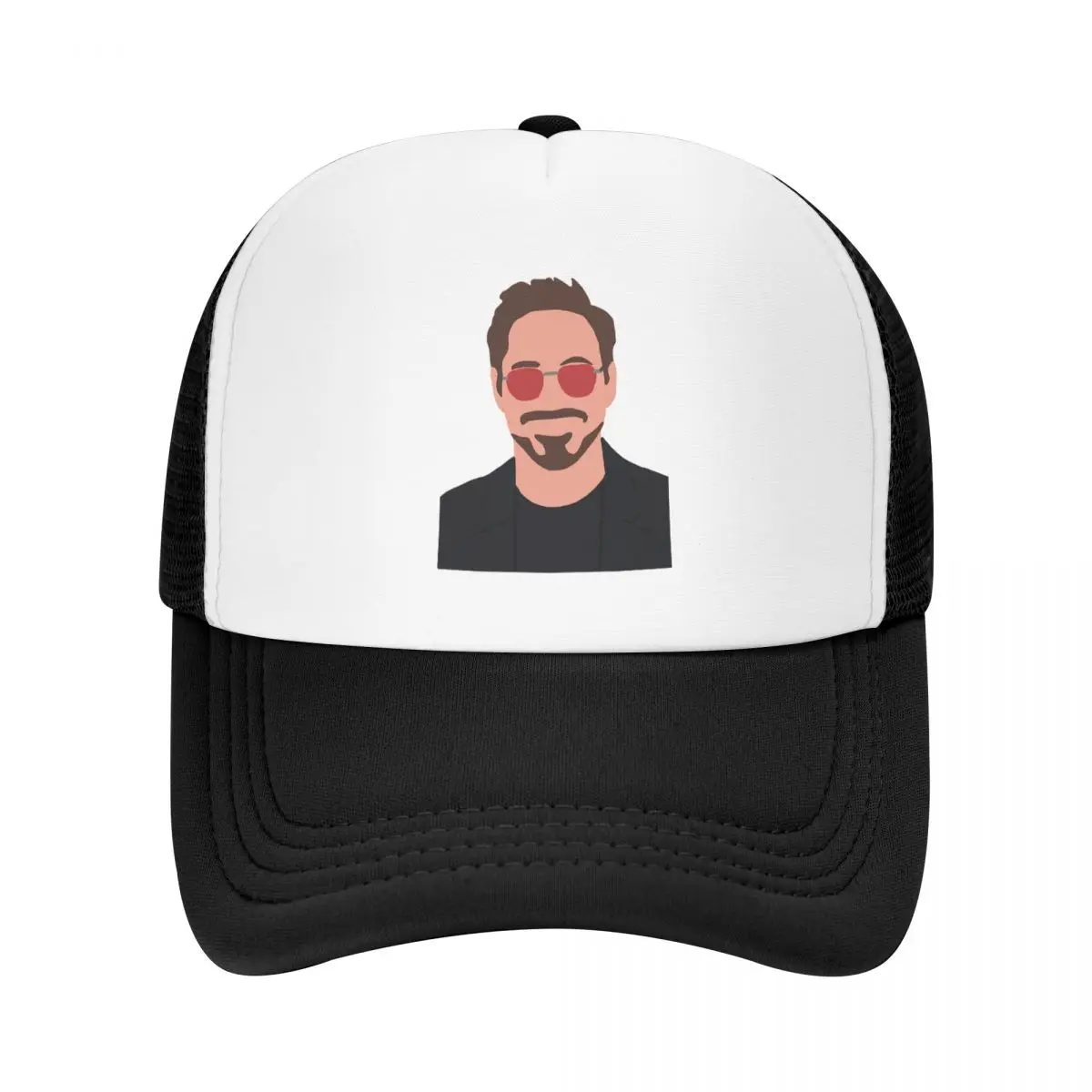 Robert Downey Junior Cap Fashion Casual Mesh Baseball Caps Adjustable Hat Hip Hop Summer Unisex Baseball Hats Polychromatic