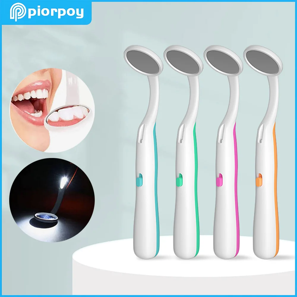 

PIORPOY стоматологический материал, светодиодный светильник, супер яркое зеркало для рта, стоматологическое оральное супер яркое противотуманное зеркало для рта, инструмент для осмотра зубов