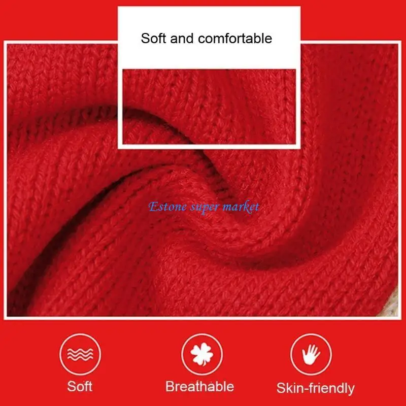 

090B Baby Christmas Sweater Romper Spring Autumn Knitting Cartoon Reindeer Outfit Newborn Long Sleeve Jumpsuit