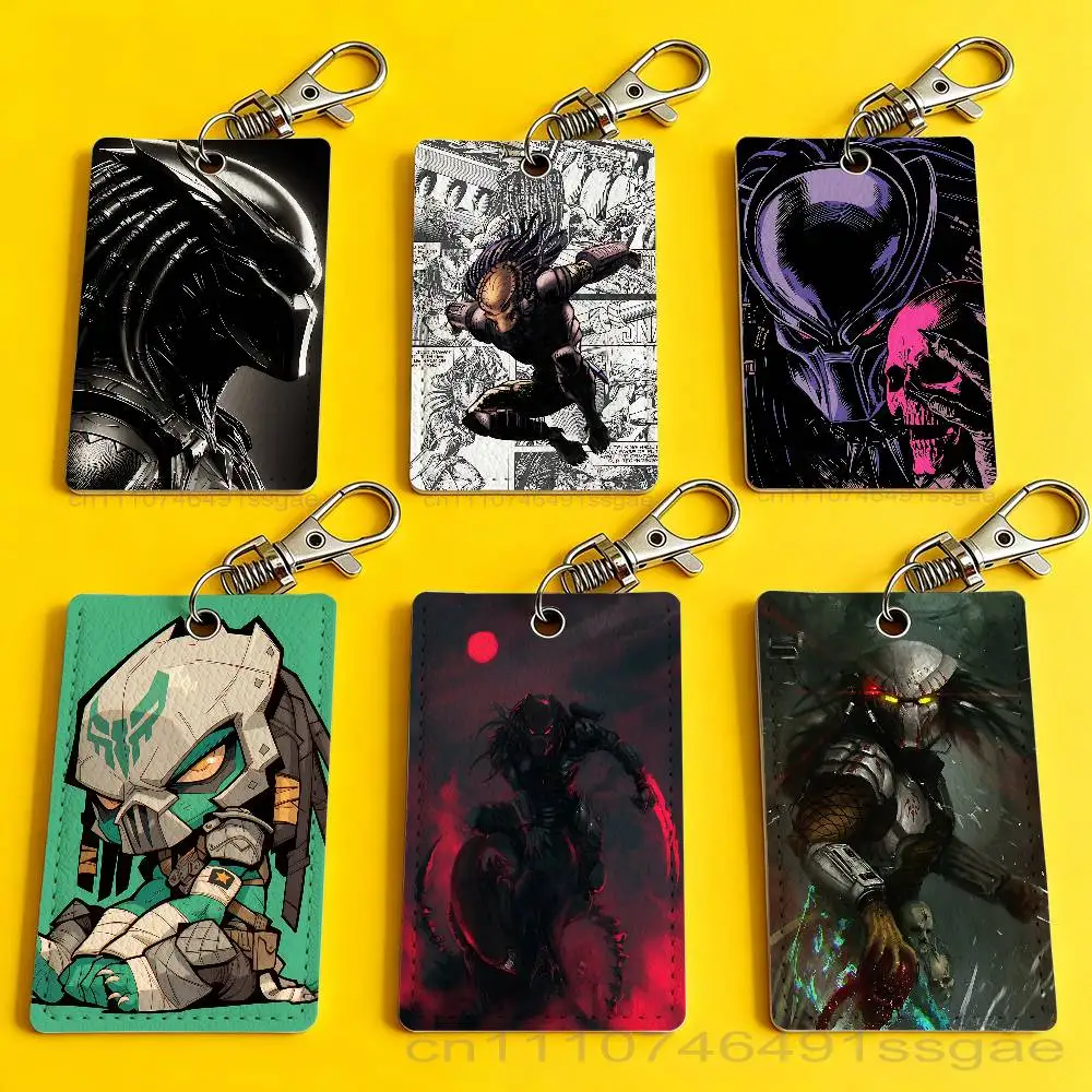 Cool The P-Predator Card Holder Keychain Badge Holder Card Pass Hang Rope Lariat Lanyard for Key Rings Accessories Gift