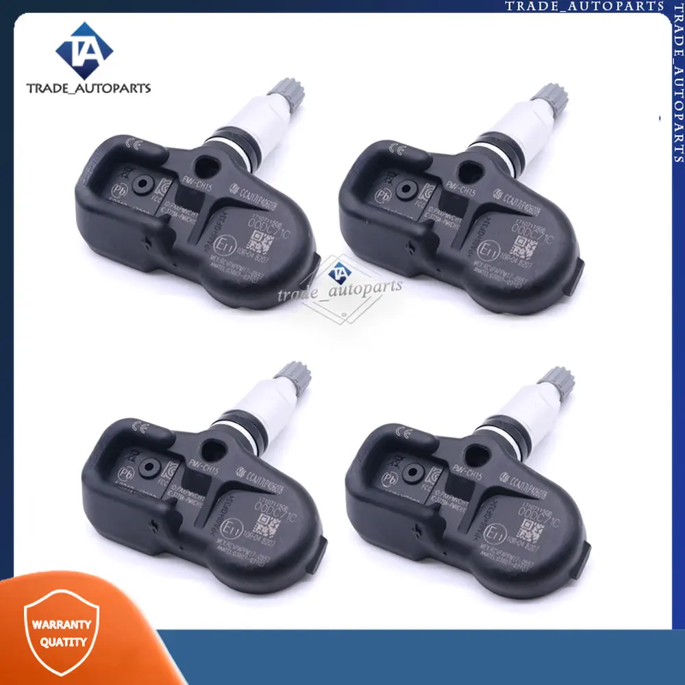 For 2018 2019 2020 2021 Kia Proceed (CD) XCeed 433MHZ TPMS TYRE SENSOR Tire Pressure Monitoring Sensor 4Pcs 52940-J7000 PMV-CH15