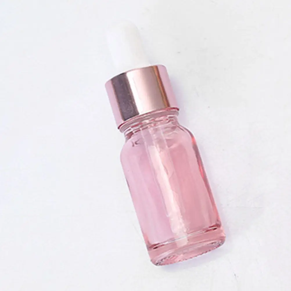 

4Pcs Refillable Glass Dropper Bottles Transparent Essential Oil Bottles Portable Convenient Dropper Design for DIY Cosmetics