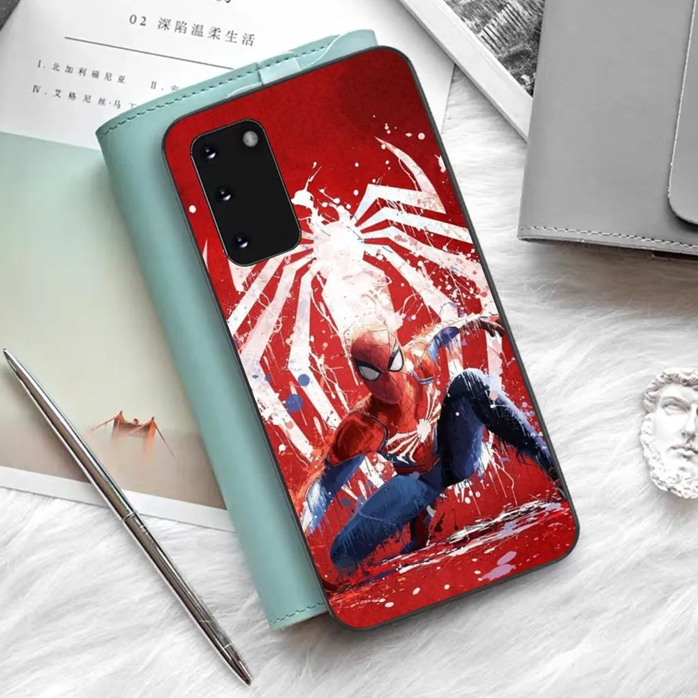 Cartoon M-Marvel S-Spidermans Phone Case For Samsung S 9 10 20 21 22 23 30 23plus lite Ultra FE S10lite Fundas