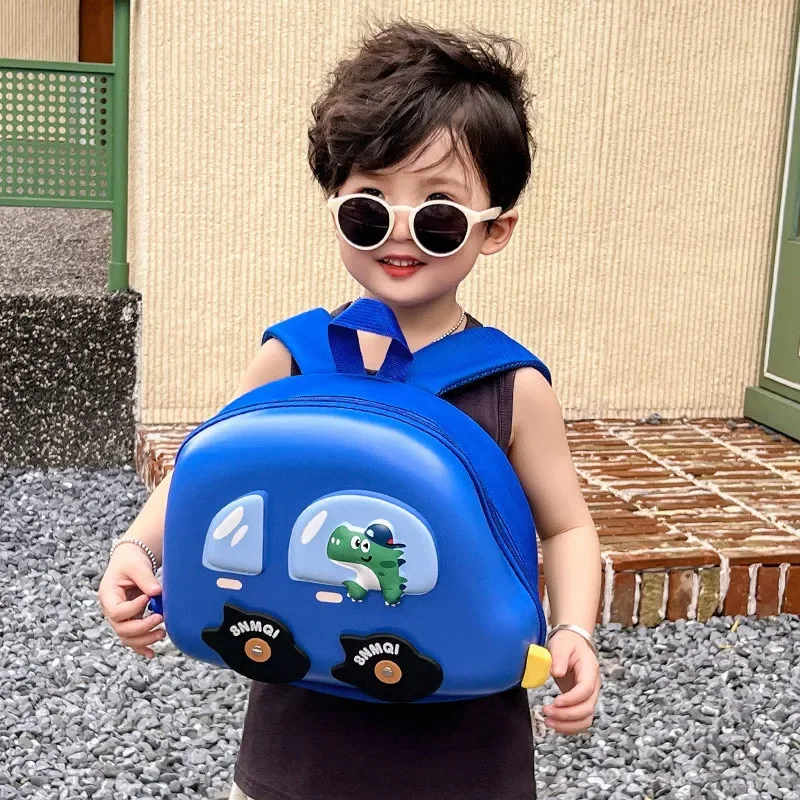 3D Car School Bags for Boys Cartoon Children's Backpacks Cute Girl Baby Kawaii Backpack Kindergarten Kids Bag Mochila Infantil