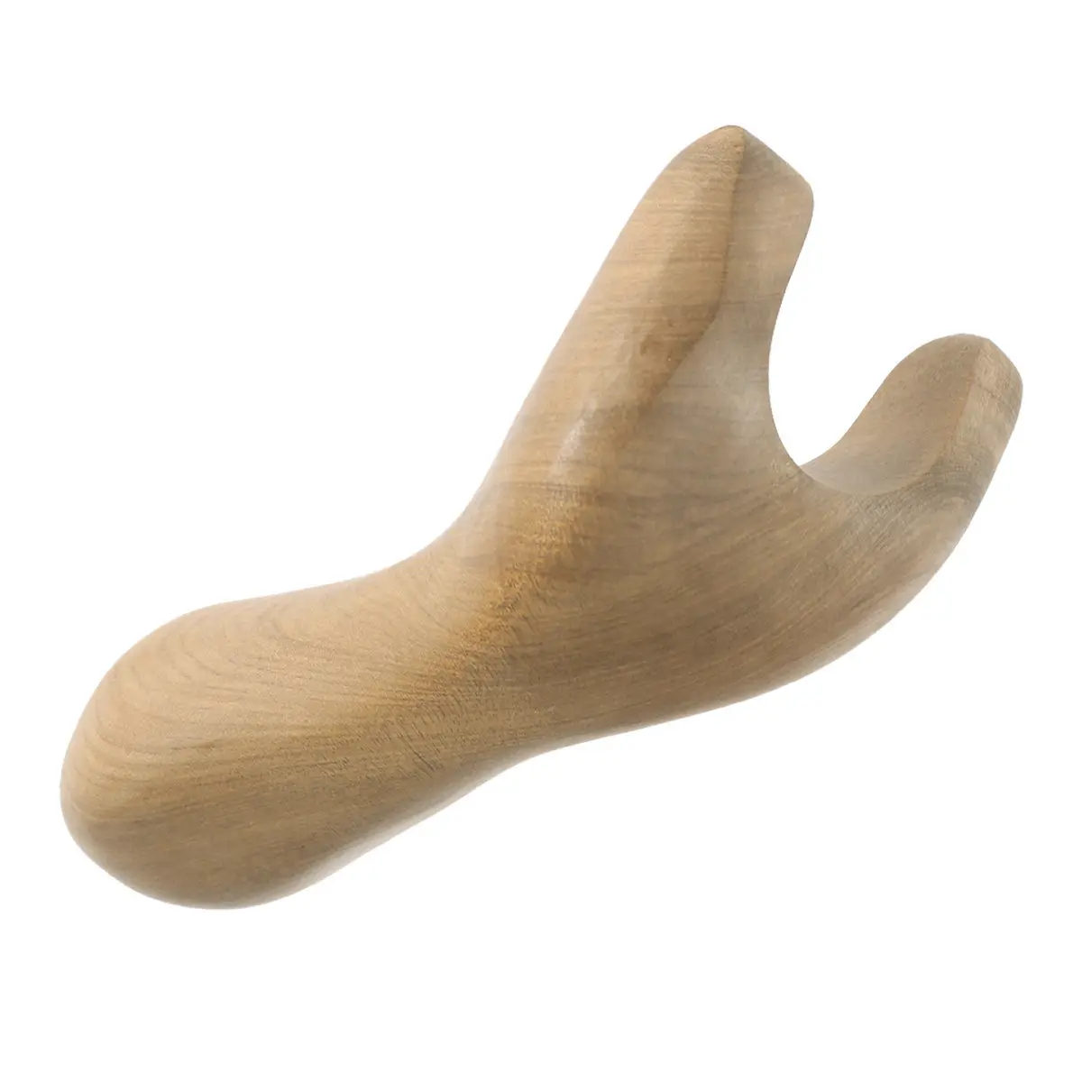 Y-Type Sandalwood Gua Sha Board for Face Arm Back Massage Scraping Therapy Improves Microcirculation Cell Metabolism Skin