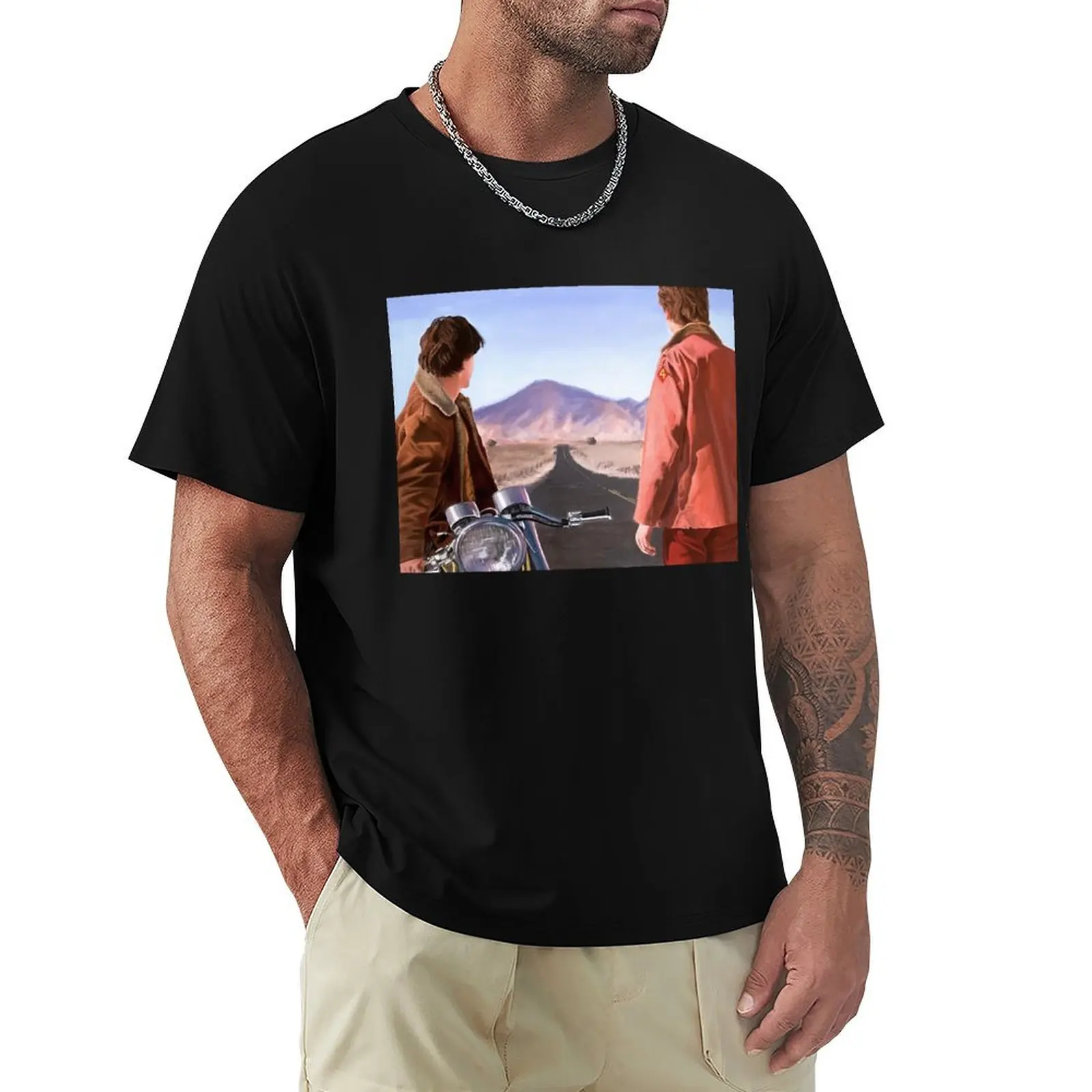 

My Own Private Idaho acrylic painting T-Shirt plus sizes cotton graphic tees mens graphic t-shirts funny
