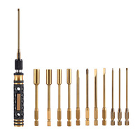 XQRC 4-in 1/12-in 1 titanium bit hex socket screwdriver 1.5 2.0 2.5 3.0mm, suitable for RC crawler car maintenance tools