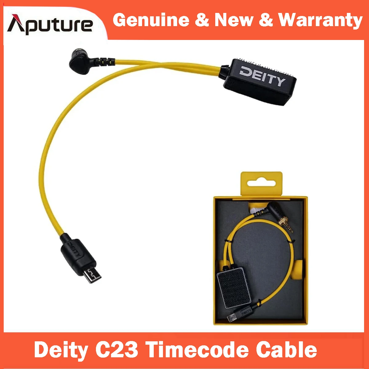 Deity Microphones C23 Timecode Cable for Sony FX3 / FX30 Cameras Photography Accessories