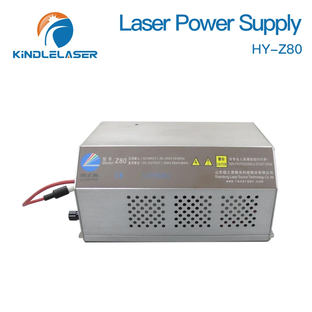 Serie Z AC90-250V tubo EFR per la tagliatrice dell'incisione Laser di CO2 KINDLELASER 80-100W Monitor dell'alimentazione elettrica del Laser di CO2 HY-Z80