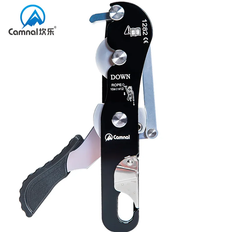 P71 Outdoor Climbing Slow Descent Device, Lifesaving Protection, Speed Descent Device, Stop Manual, Stop