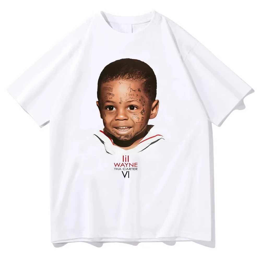 

Lil Wayne Tha Carter Vi Музыкальный альбом Графическая футболка с принтом Повседневная уличная одежда большого размера Мужчины Женщины Хлопок с коротким рукавом Новая футболка