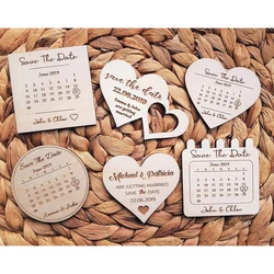 Personalized Save the Date Magnets Wedding Magnets Wooden invitation Rustic Wedding Favors Wedding Invitation Party Decoration