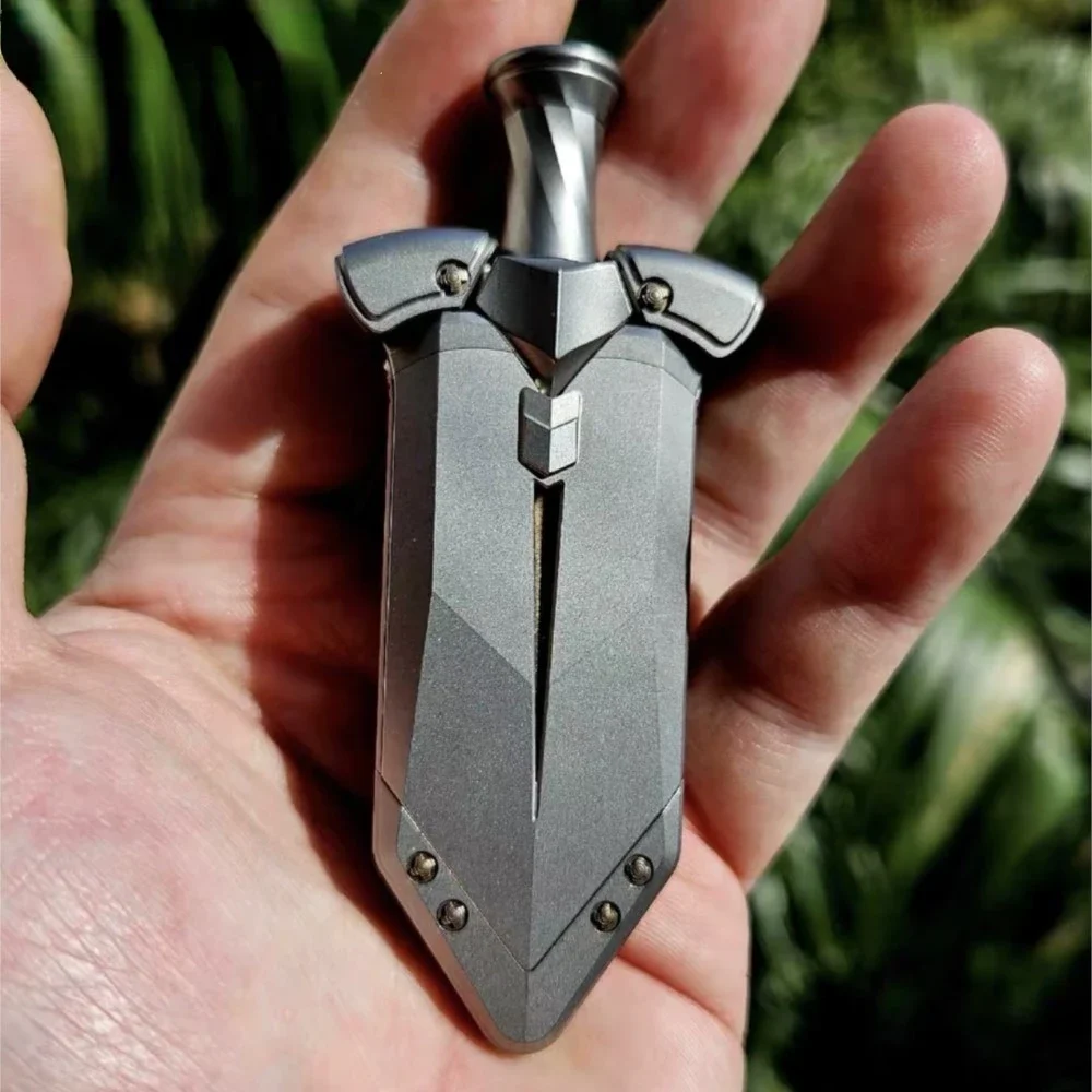TINB Aroundight Titanium Sword Push Slider Antistress Relaxing Toys Fidget Spinner Fidget Toys