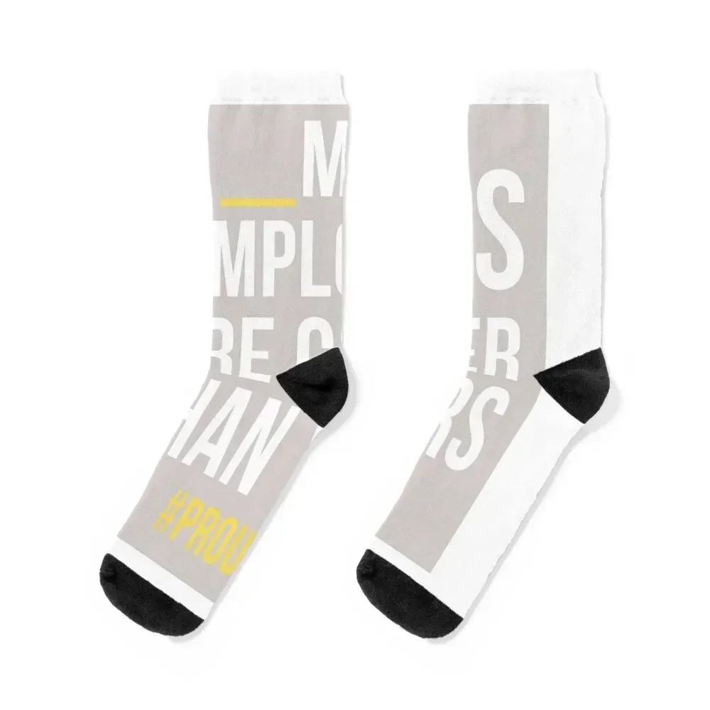 coolMY EMPLOYEES ARE BETTER THAN YOURSdesigne Socks kawaii hiphop funny gift japanese fashion Socks For Girls Men's