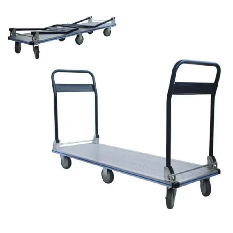

Aluminum Hand Platform Truck Four-wheeled 300KG FW-99CAC Practical Trolley