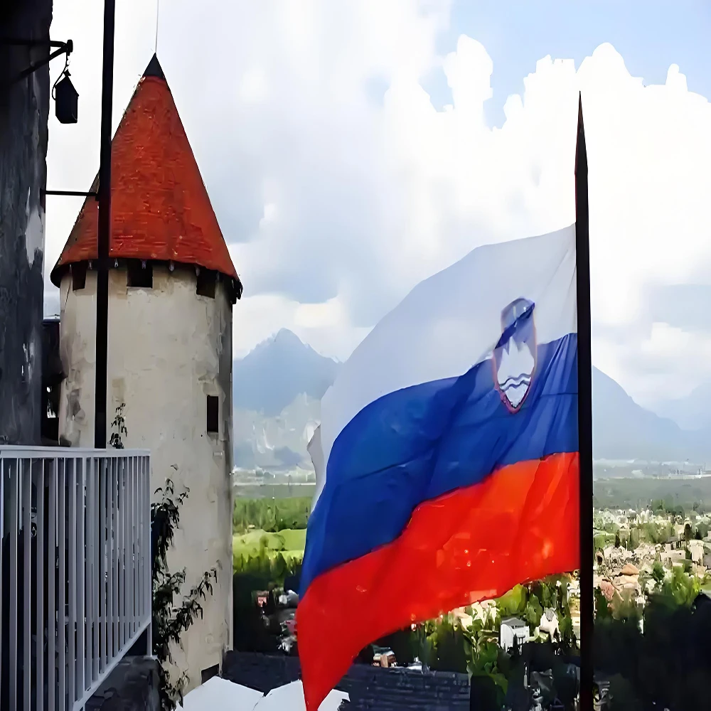 Slovenia National Flag 90x150 Cm Premium Polyester Durable Weatherproof Outdoor Display National Charm