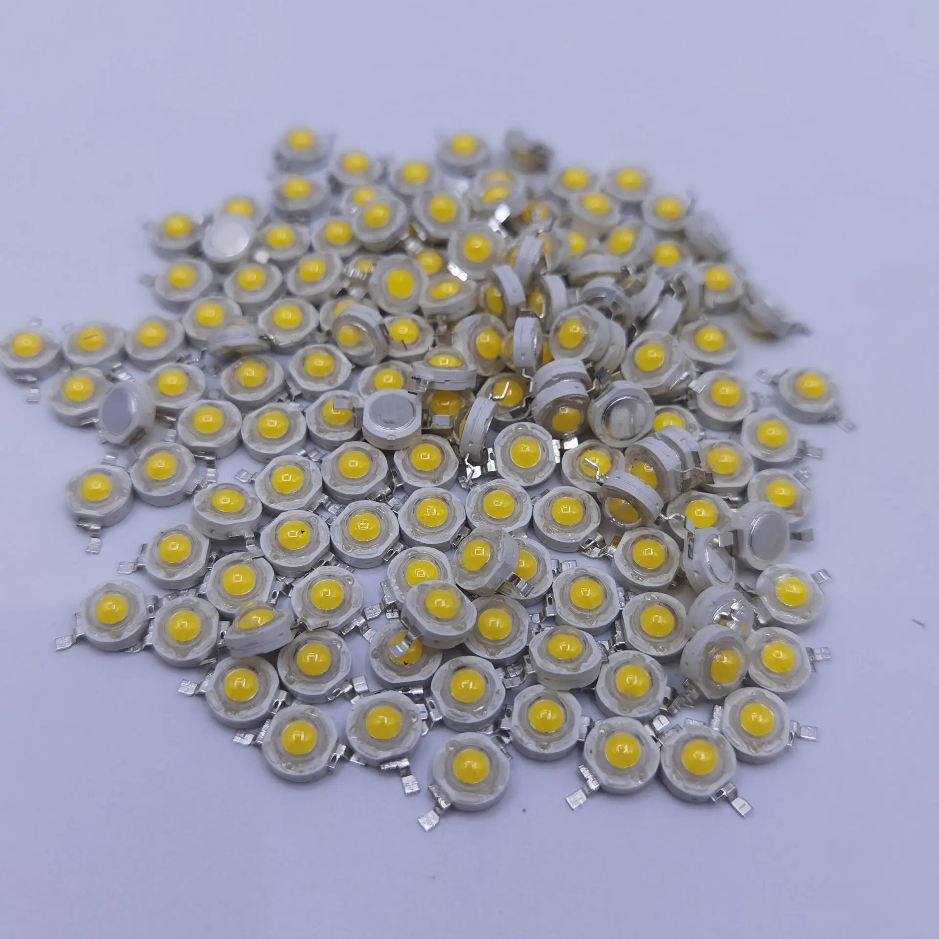 10-1000 Pcs LED COB Lamp Chip 1W 3W 3.2-3.6V Input 100-220LM Mini LED Bulb Diode SMD For DIY LED Floodlight Spotlight Downlight