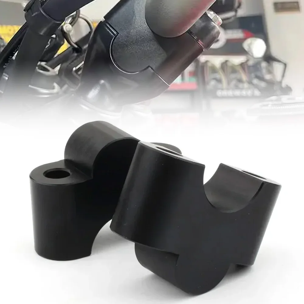 

For Triumph Scrambler EFI 2006-2019 Bonneville SE 2009-2011 SPEED FOUR 2004-2007 Handlebar Riser Handle Heightening Clamp Mount