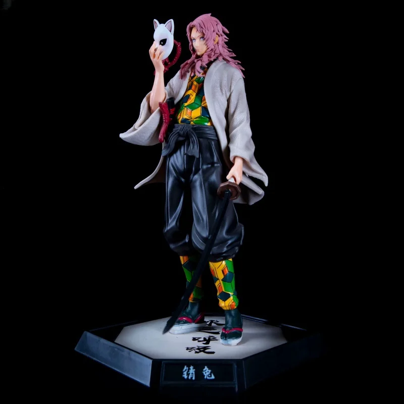 30cm demon slayer kimetsu no yaiba tomiokagiyuu modelo brinquedo pvc sabito cheng gk estátua coletar objetos decorativos presente