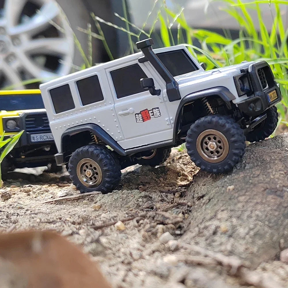 LDARC X43 RTR/BNR 1/43 الزاحف توربو RC سيارة 4WD التحكم عن بعد صغيرة تسلق داخلي سباق السيارات لعبة على الطرق الوعرة للأطفال الكبار