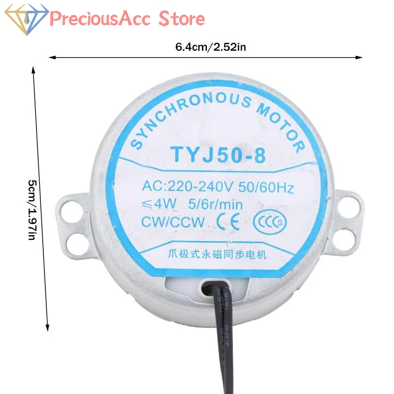.Hot Sale-TYJ50-8 Synchronous Motor Providing Powerful And Quiet Oscillation For Home And Office Floor Fans 2026
