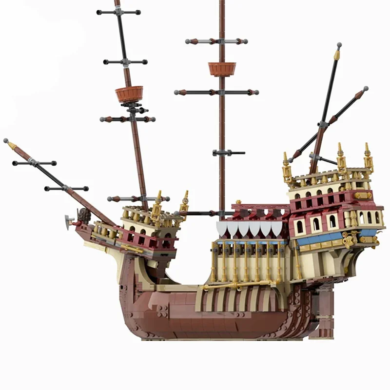 

1362pcs Ideas The Mary Rose Pirates Ship Building Blocks Construction Set Moc Bricks Boys Toys For Children Christmas Gifts