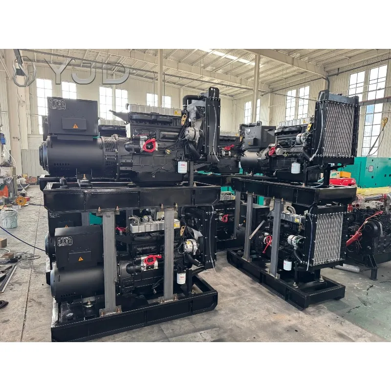 Open Frame Generator 30KW Simple Maintenance Emergency Power for Commercial Building