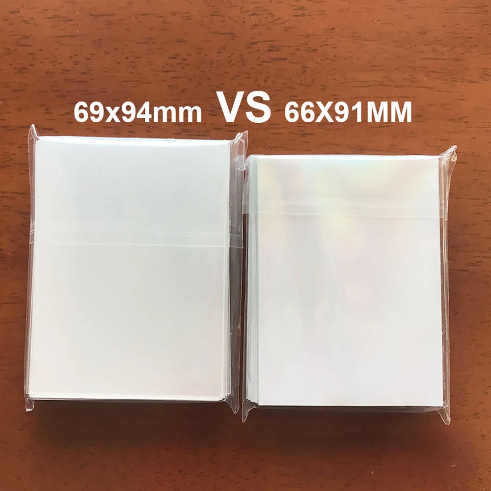 69x94mm Transparent Frosted Card Sleeve Sister Sleeve Outer Sleeve Outer Sleeve 60 pcs per pack Suitable for all kinds of cards