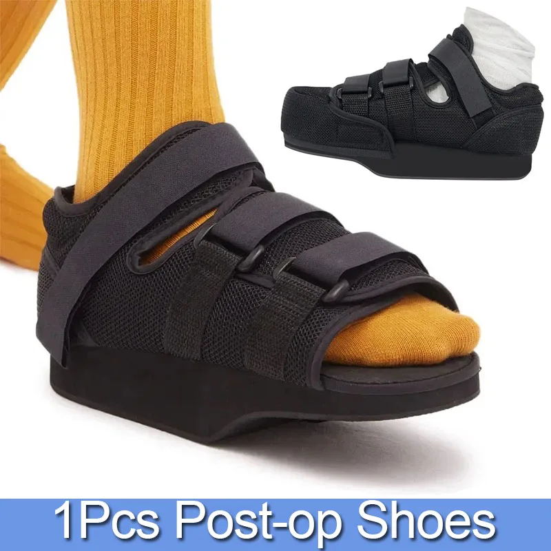 Adjustable Winter Summer Post Surgical Forefoot Shoe-Foot Fracture Shoe-Toe Orthopedic Support Brace-For Left and Right Foot