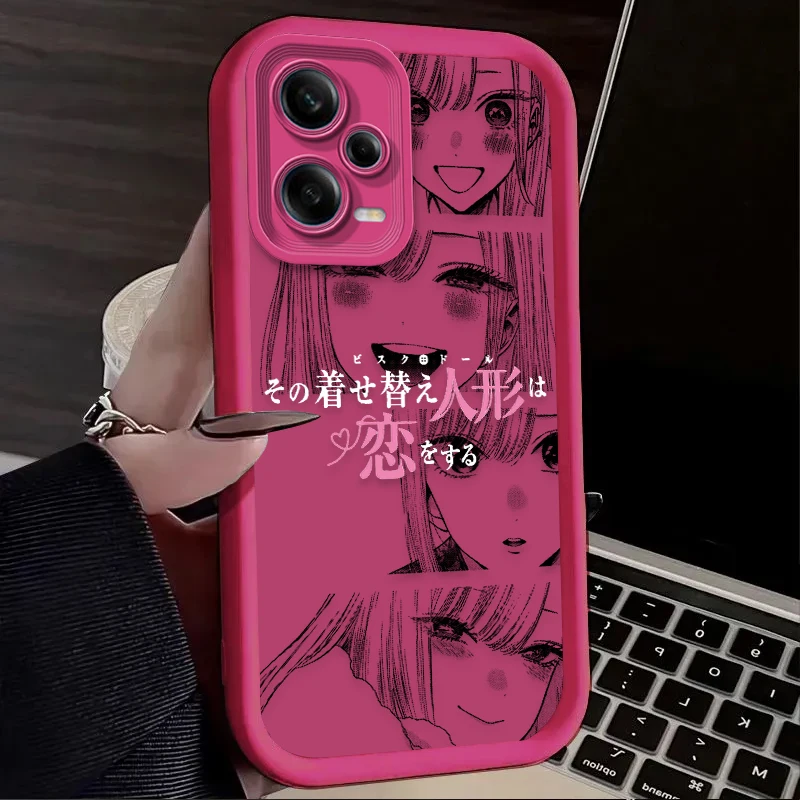 حافظة ناعمة من Pretty Kitagawa Marin لهاتف Xiaomi Redmi Note 13 14 12 11 Pro Plus 5G 14S 12S 11S 10s 10 9 Redmi 14C 13C 12C 12 4G #4