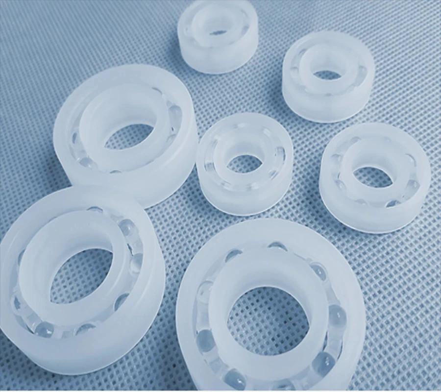 

1pcs 603 604 607 609 ~6208 PP Plastic Bearing Polypropy Corrosion Resistant Non-magnetic Insulation