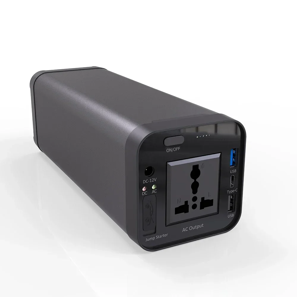 AC 110 v / 220 v Output Lithium Battery Outdoor Portable Power Station Storage Power Bank