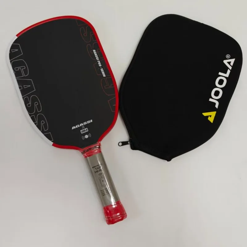 

JOOLA Agassi PRO IV 16mm Professional Pickleball Paddles Carbon Fiber Surface Big Sweet Increases Spin and Control USAP Approved