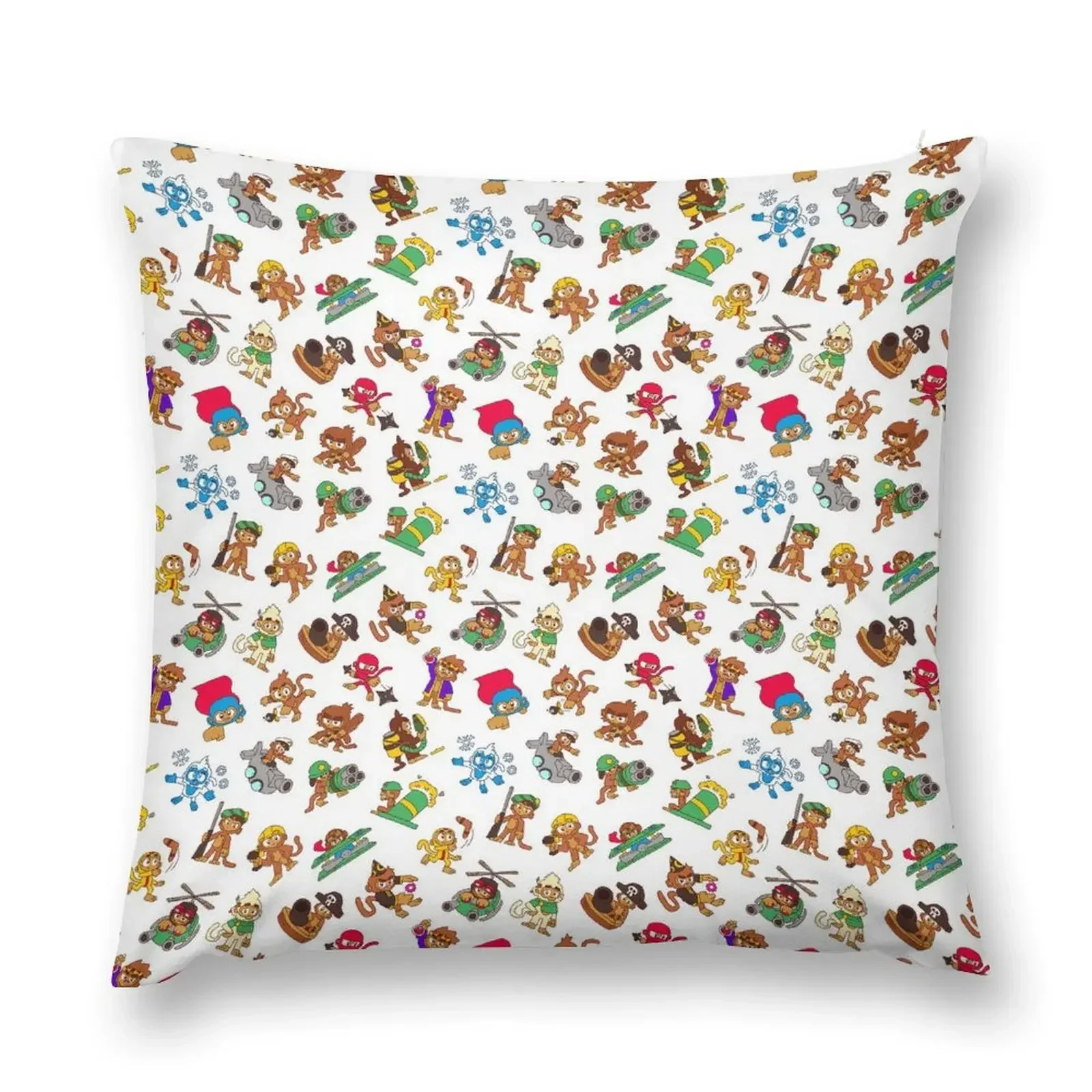 Bloons TD 6 Monkeys Pattern Throw Pillow christmas decorations for home 2025 pillow pillowcase pillow