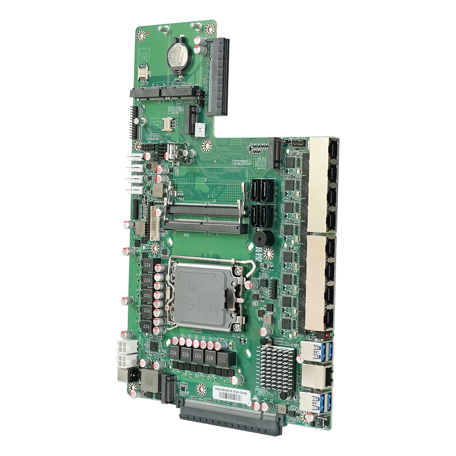 B760 LGA 1700 CPU 장치 2개 DDR5 SODIMM 8개 Intel I226 PCIe 16X 4개 Intel 12/13세대 산업용 방화벽 메인보드 마더보드