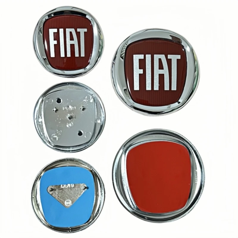 

1pcs 95mm/120mm for Fiat 500 emblem FIAT front bumper, grille badge, rear trunk micro badge sticker