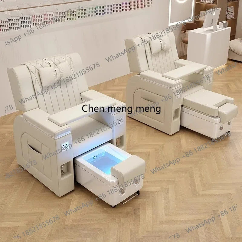 Footrest Stool Armchair Salon Pedicure Chair Furniture Electric Backrest Adjustment Backrest Massage Fotel Nail Salon Furniture