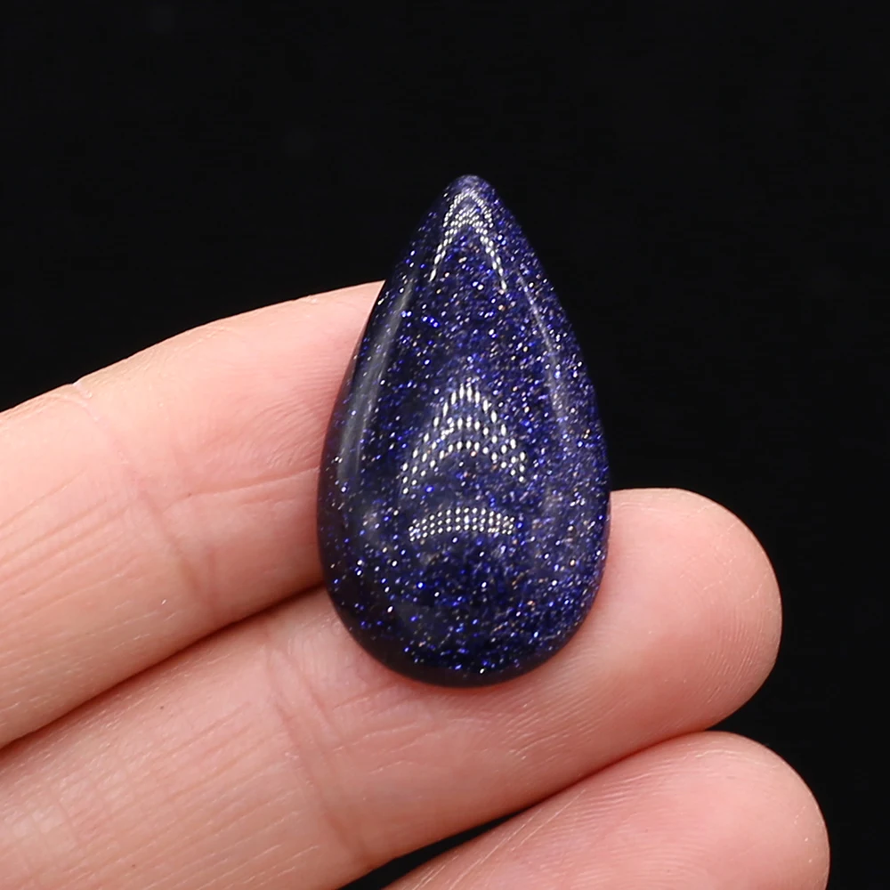 15x28mm Natural Stone Cabochon Beads Water Drop Shape Loose Gem Cabochon for DIY Ring Pendants Necklace Accessories